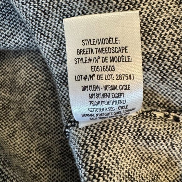 Theory Breeta Tweedscape Crop Sweater, Small - Picture 9 of 9